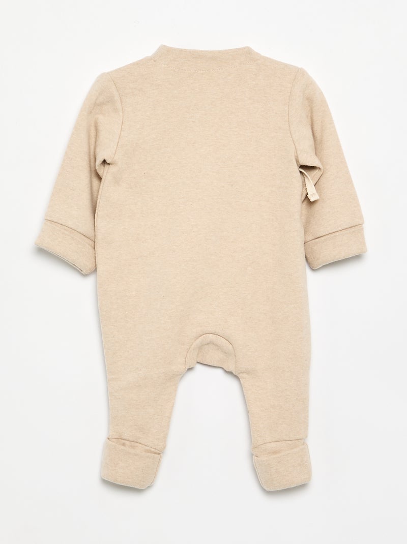 Pijama de dormir sin pies Beige - Kiabi