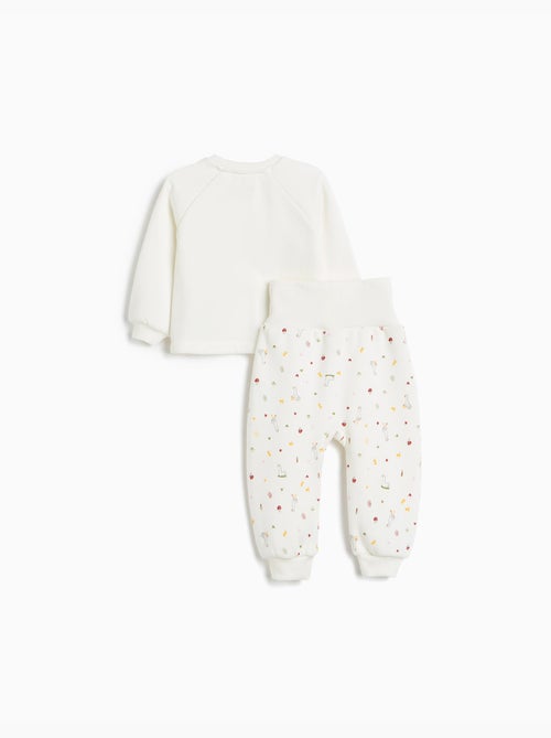 Pijama de felpa perchada, mo fashion - Kiabi Pijama de felpa perchada, mo fashion - Kiabi