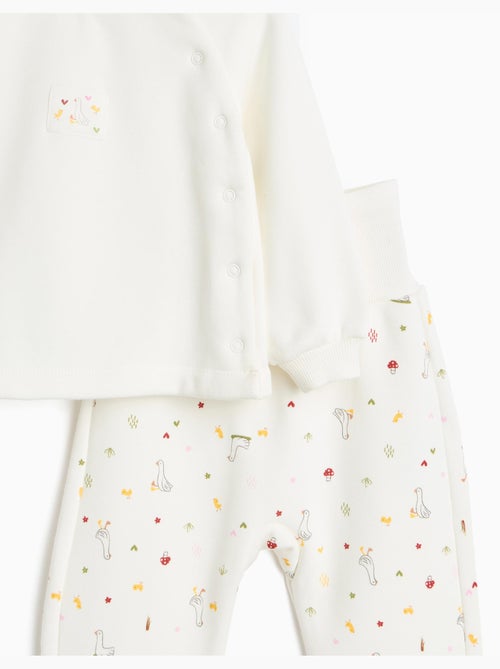 Pijama de felpa perchada, mo fashion - Kiabi Pijama de felpa perchada, mo fashion - Kiabi