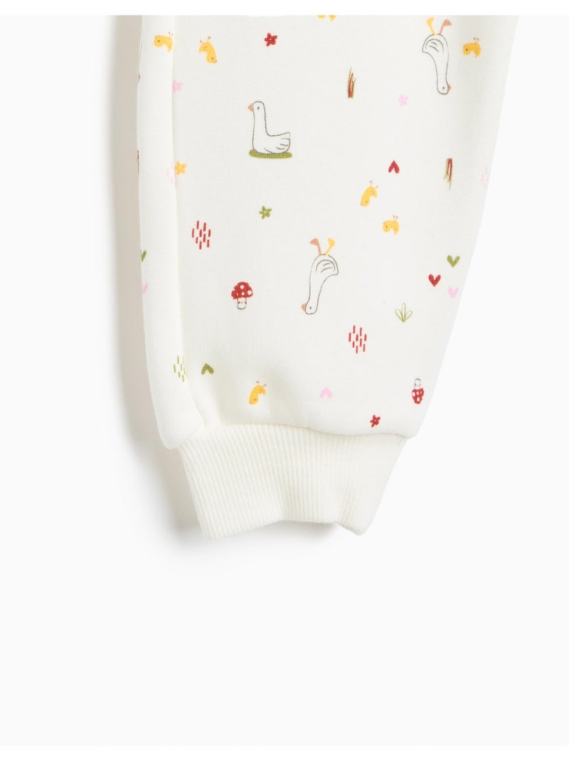Pijama de felpa perchada, mo fashion Beige - Kiabi