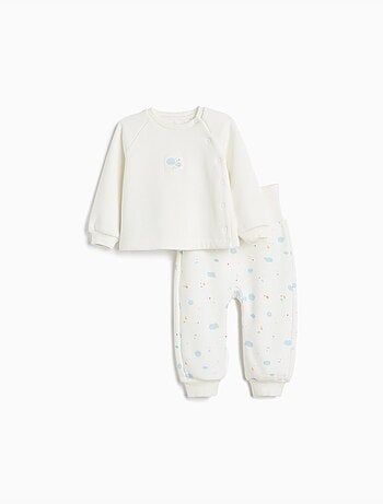 Pijama de felpa perchada, mo fashion