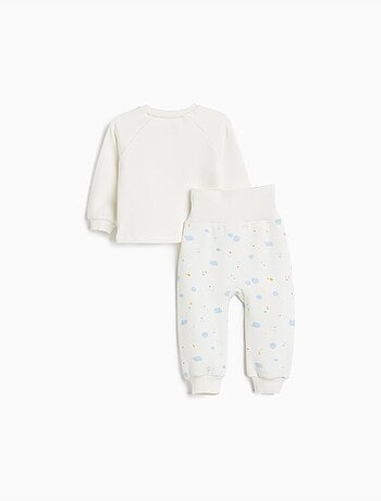Pijama de felpa perchada, mo fashion