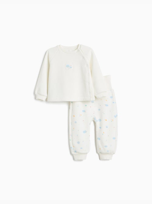 Pijama de felpa perchada, mo fashion - Kiabi
