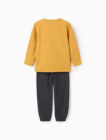 Pijama de felpa polar con bordado de pikachu