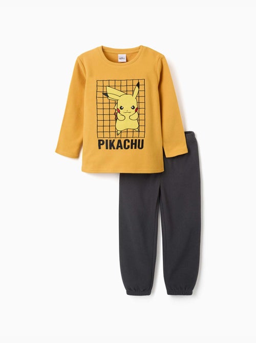 Pijama de felpa polar con bordado de pikachu - Kiabi Pijama de felpa polar con bordado de pikachu - Kiabi