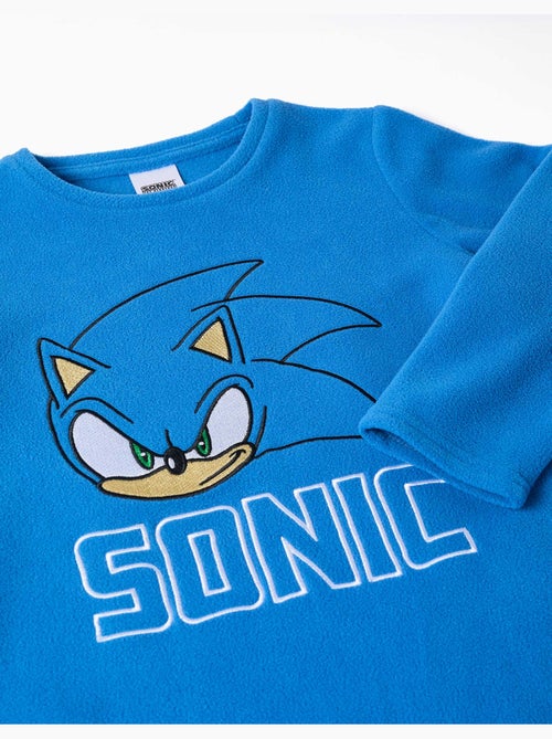 Pijama de felpa polar con bordado de sonic - Kiabi Pijama de felpa polar con bordado de sonic - Kiabi