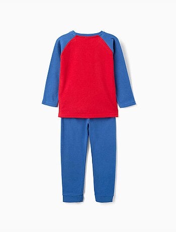 Pijama de felpa polar con bordado de spider-man