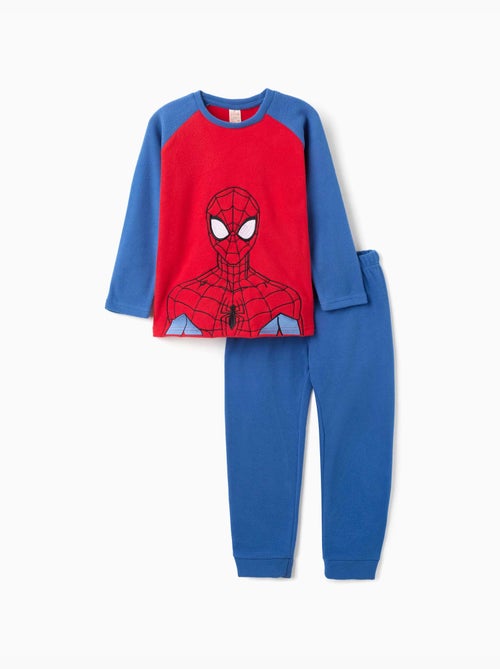 Pijama de felpa polar con bordado de spider-man - Kiabi Pijama de felpa polar con bordado de spider-man - Kiabi
