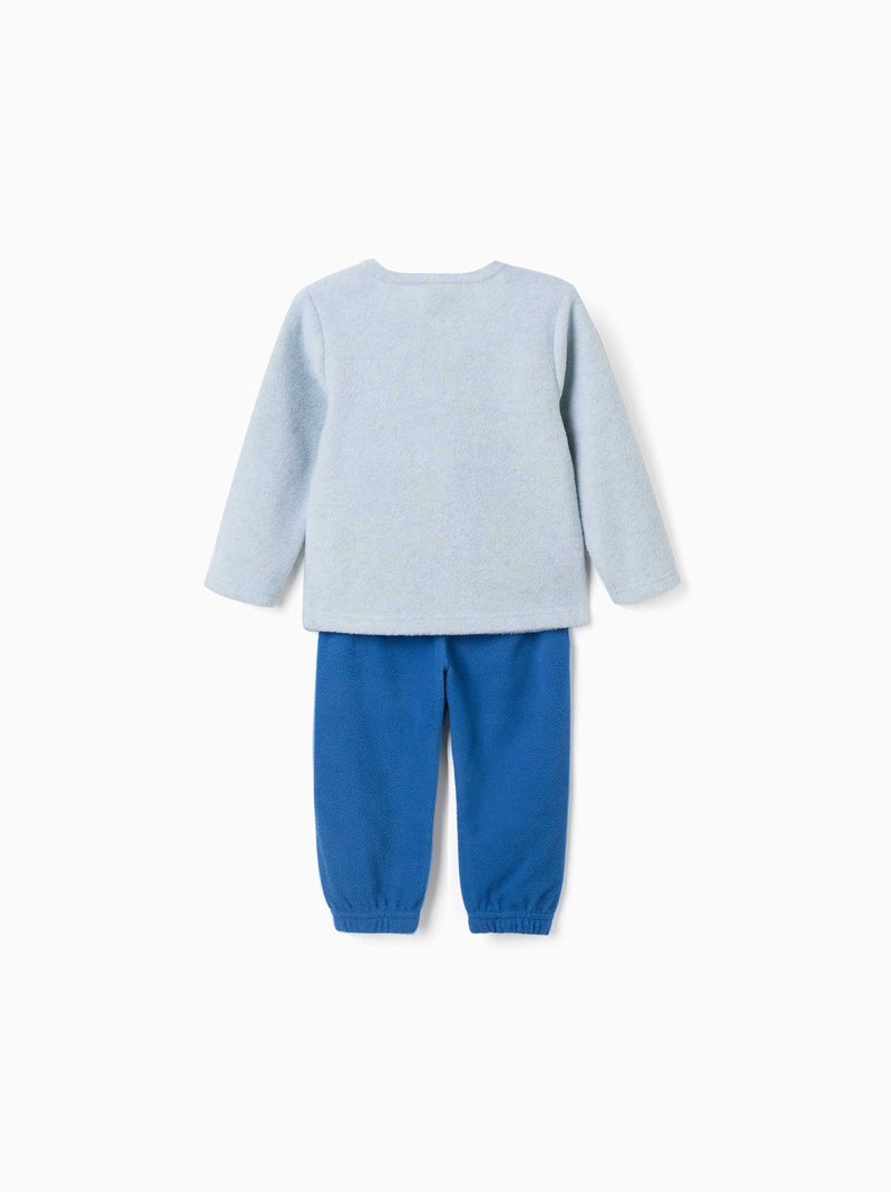 Pijama de felpa polar con bordado mickey Gris claro - Kiabi