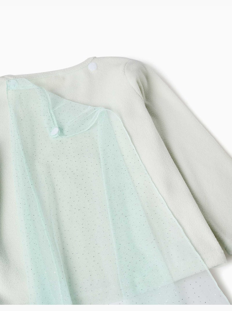 Pijama de felpa polar con elsa y capa Verde - Kiabi