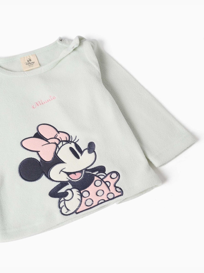 Pijama de felpa polar con minnie Verde - Kiabi
