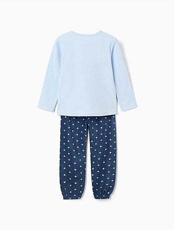 Pijama de felpa polar con stitch bordado