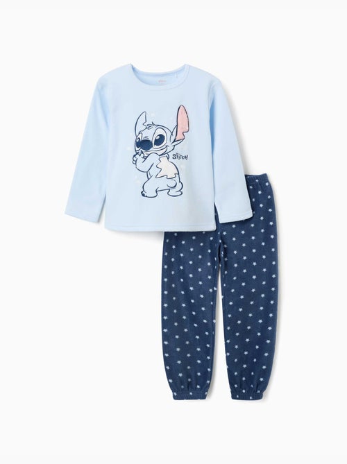 Pijama de felpa polar con stitch bordado - Kiabi Pijama de felpa polar con stitch bordado - Kiabi