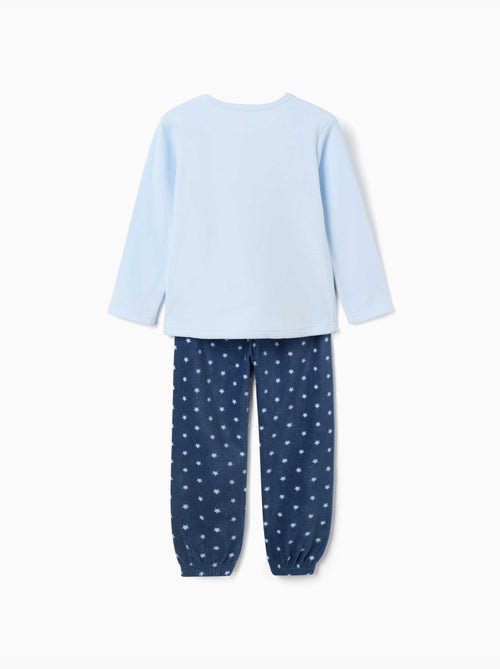Pijama de felpa polar con stitch bordado - Kiabi Pijama de felpa polar con stitch bordado - Kiabi