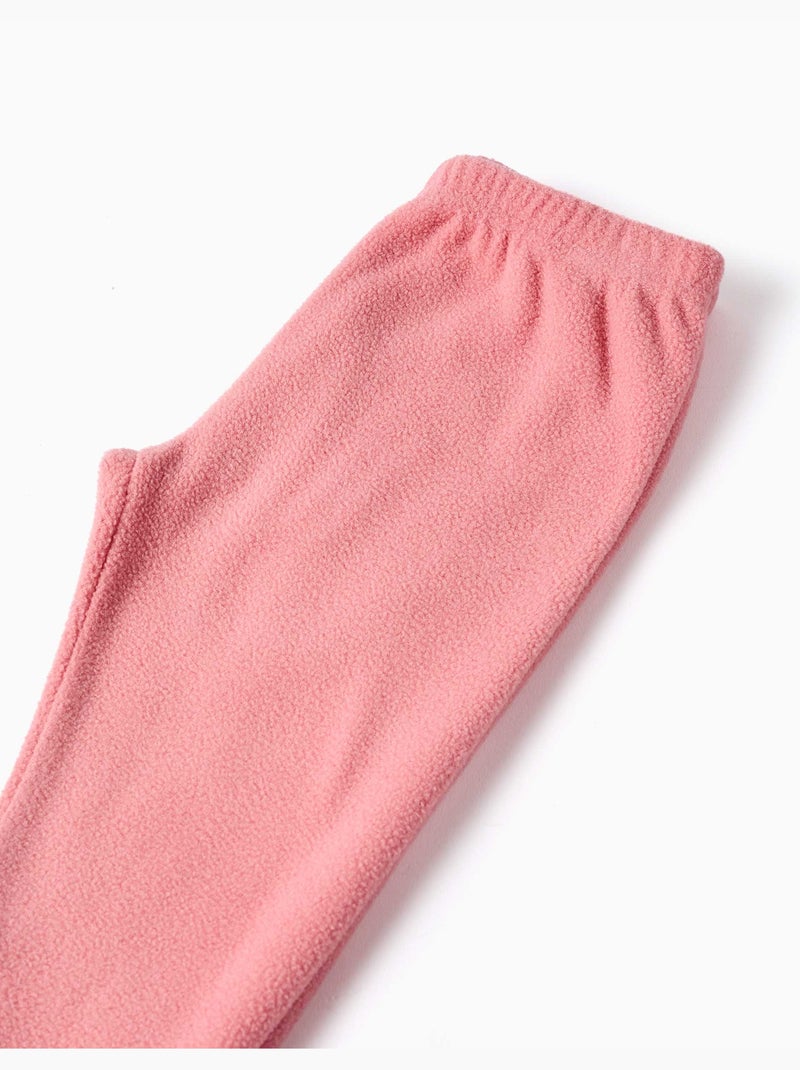 Pijama de felpa polar con unicornio Blanco - Kiabi