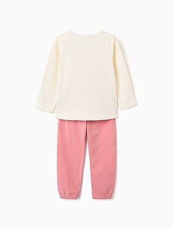 Pijama de felpa polar con unicornio bordado