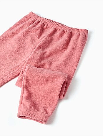 Pijama de felpa polar con unicornio bordado
