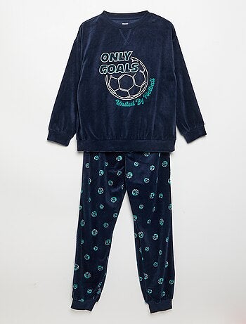 Pijama de forro polar de 2 piezas - sudadera + pantalón