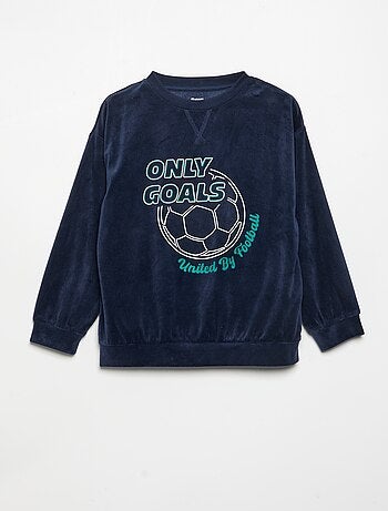 Pijama de forro polar de 2 piezas - sudadera + pantalón