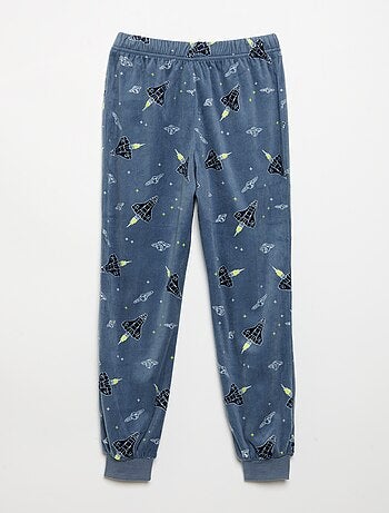 Pijama de forro polar de 2 piezas - sudadera + pantalón