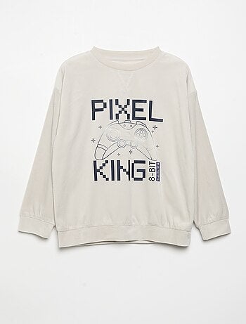 Pijama de forro polar de 2 piezas - sudadera + pantalón