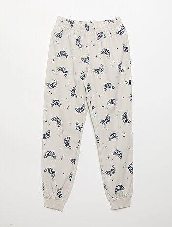 Pijama de forro polar de 2 piezas - sudadera + pantalón