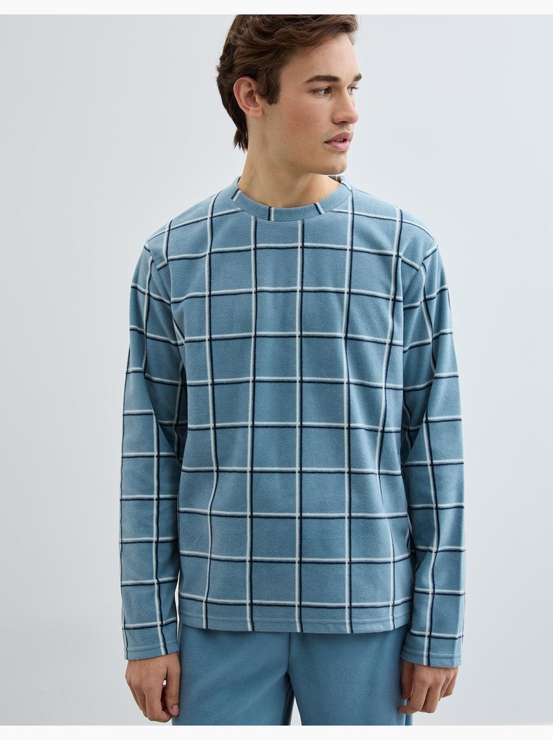 Pijama de forro polar, MO Fashion Gris - Kiabi