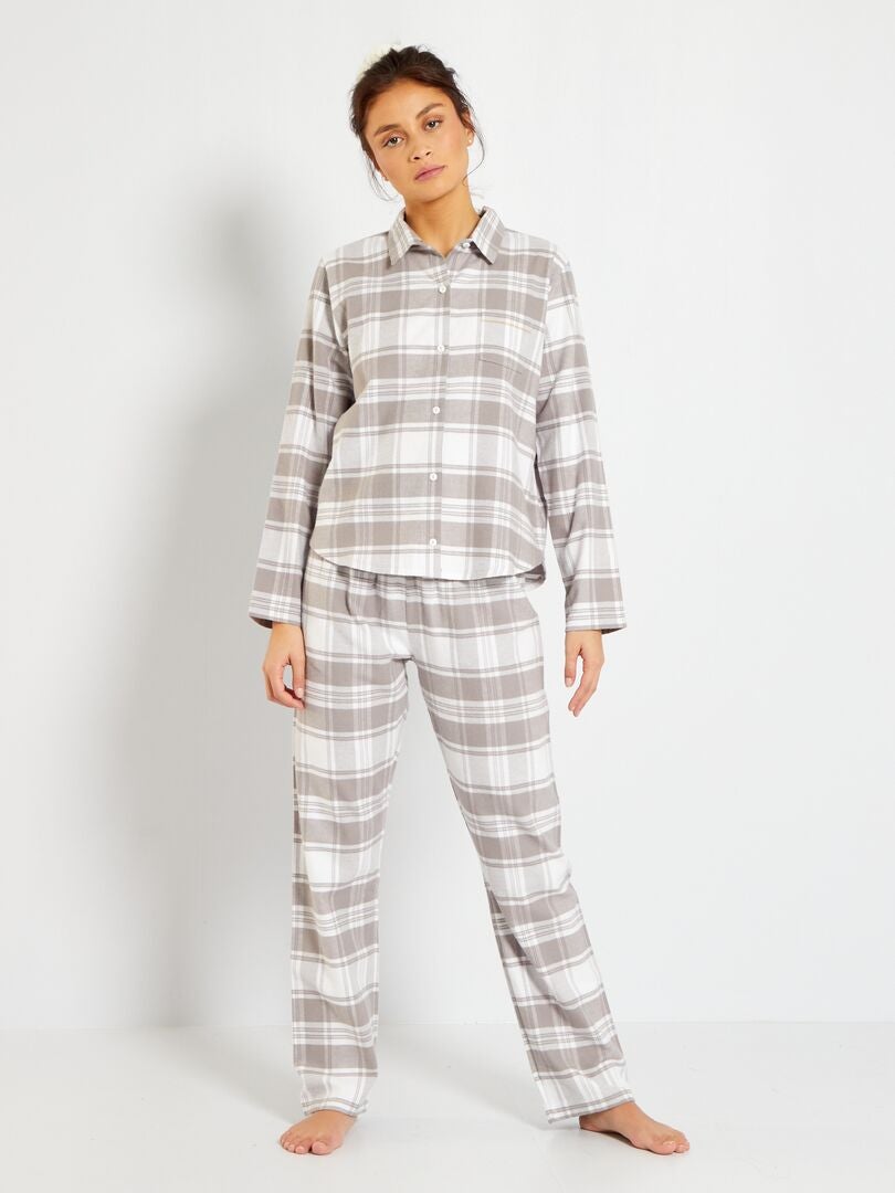 Pijama de franela - 2 piezas - Kiabi 20.00€