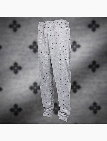 Pijama de hombre OZABI, largo, con botones y cuello de camisa, ultrasuave