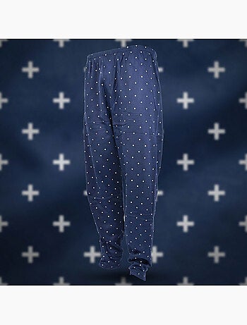 Pijama de hombre OZABI, largo, con botones y cuello de camisa, ultrasuave