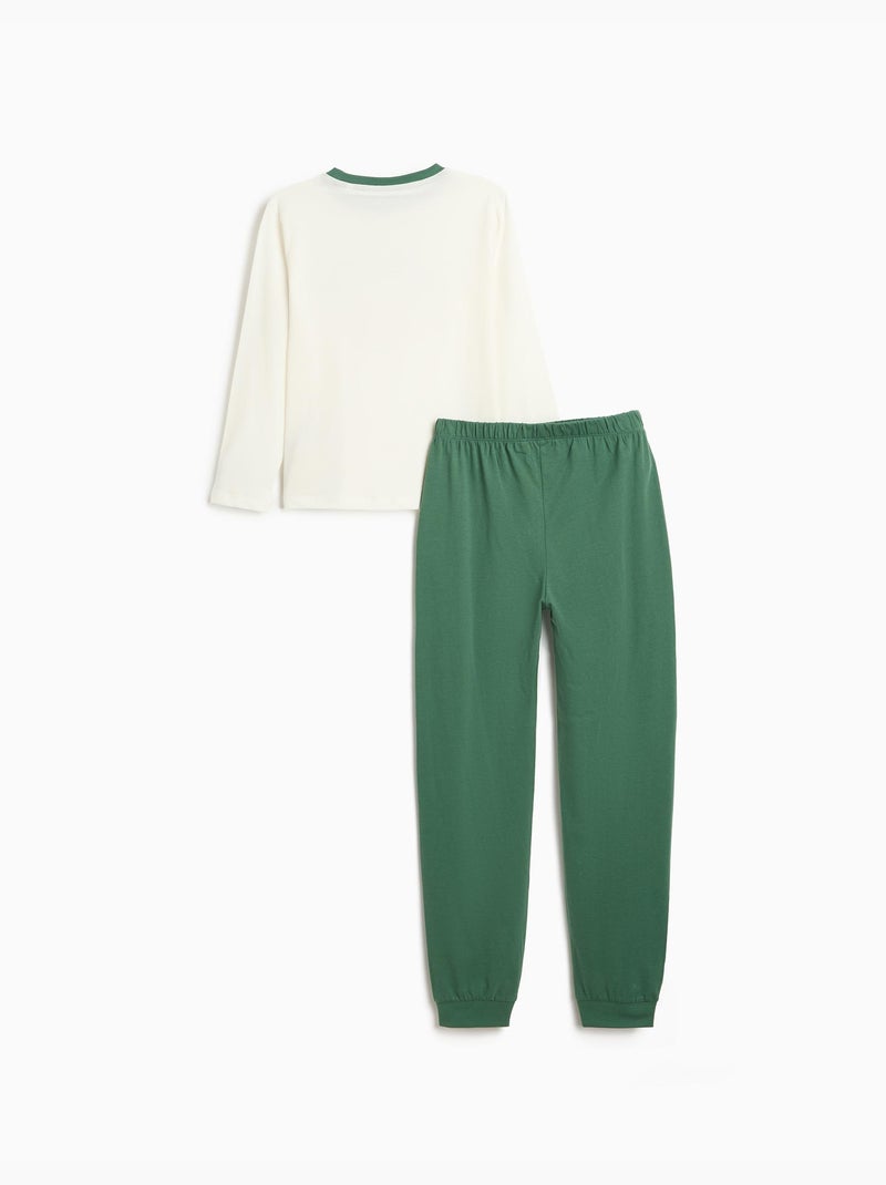 Pijama de jersey, mo fashion Blanco - Kiabi