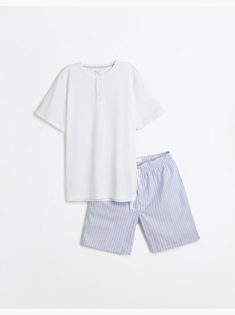 Pijama de jersey, mo fashion Blanco - Kiabi