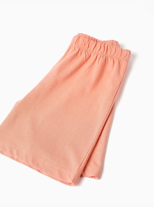 Pijama de manga corta de algodón con estampado de cocodrilo - Kiabi