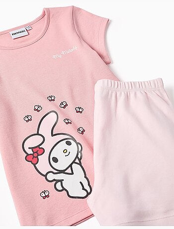 Pijama de manga corta de algodón con estampado de My Melody