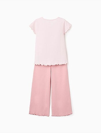 Pijama de manga corta de algodón con estampado Superhero