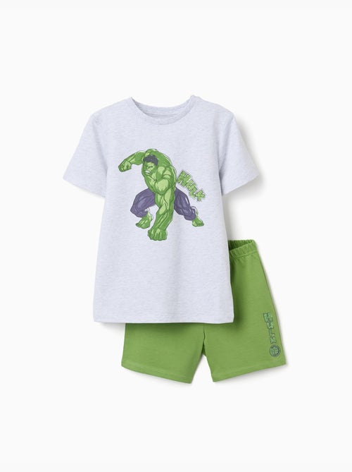 Pijama de manga corta de algodón con estampados de Hulk - Kiabi