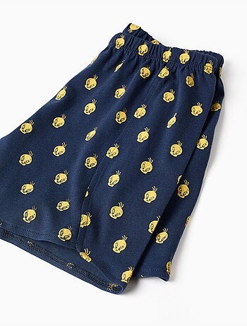 Pijama de manga corta de algodón con estampados de Piolín