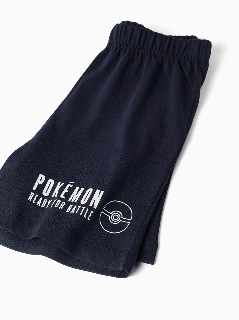 Pijama de manga corta de algodón con estampados de Pokémon Blanco - Kiabi