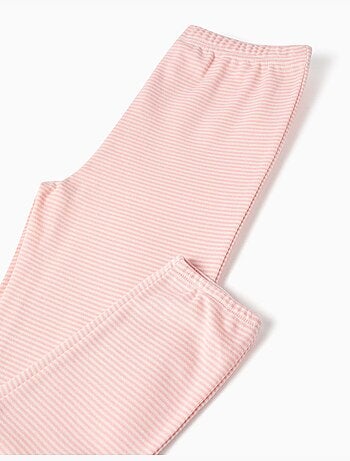 Pijama de manga corta de algodón con máscara acolchada