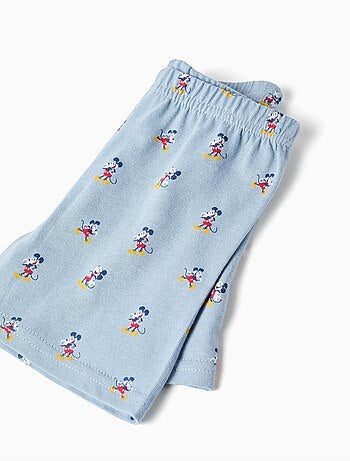 Pijama de manga corta de algodón con Mickey