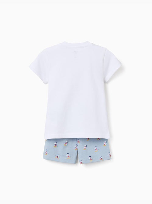 Pijama de manga corta de algodón con Mickey - Kiabi