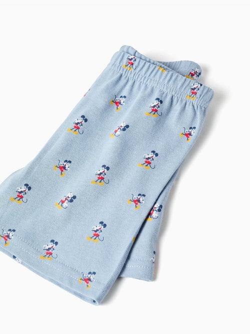 Pijama de manga corta de algodón con Mickey - Kiabi
