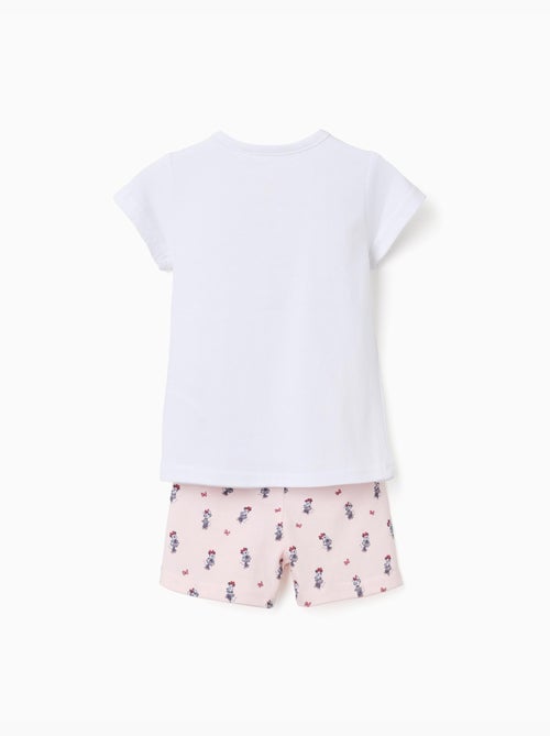 Pijama de manga corta de algodón con Minnie - Kiabi