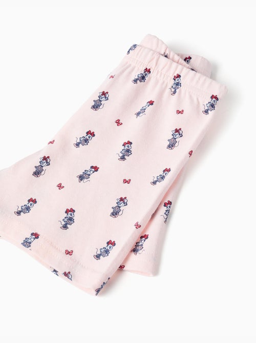 Pijama de manga corta de algodón con Minnie - Kiabi