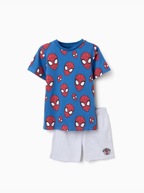 Pijama de manga corta de algodón con motivo de Spider-Man - Kiabi