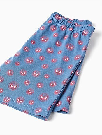 Pijama de manga corta que brilla en la oscuridad Spider-Man