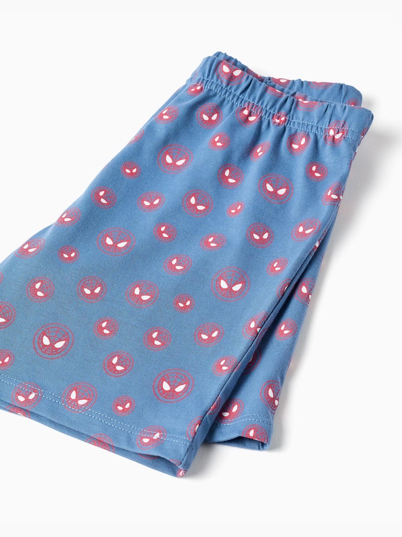 Pijama de manga corta que brilla en la oscuridad Spider-Man Blanco - Kiabi