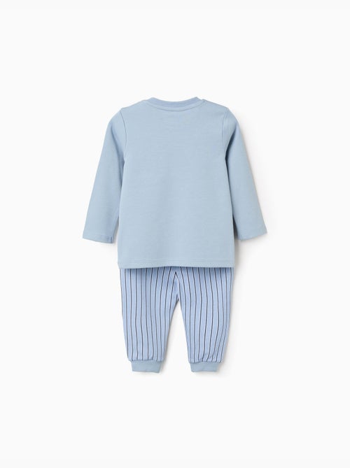 Pijama de manga larga a rayas - Kiabi Pijama de manga larga a rayas - Kiabi