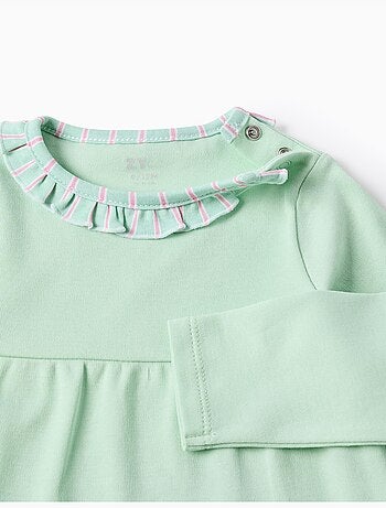 Pijama de manga larga a rayas