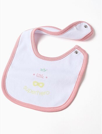 Pijama de manga larga + babero de algodón